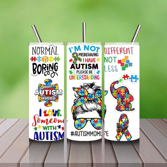 Autism Mom Tumbler