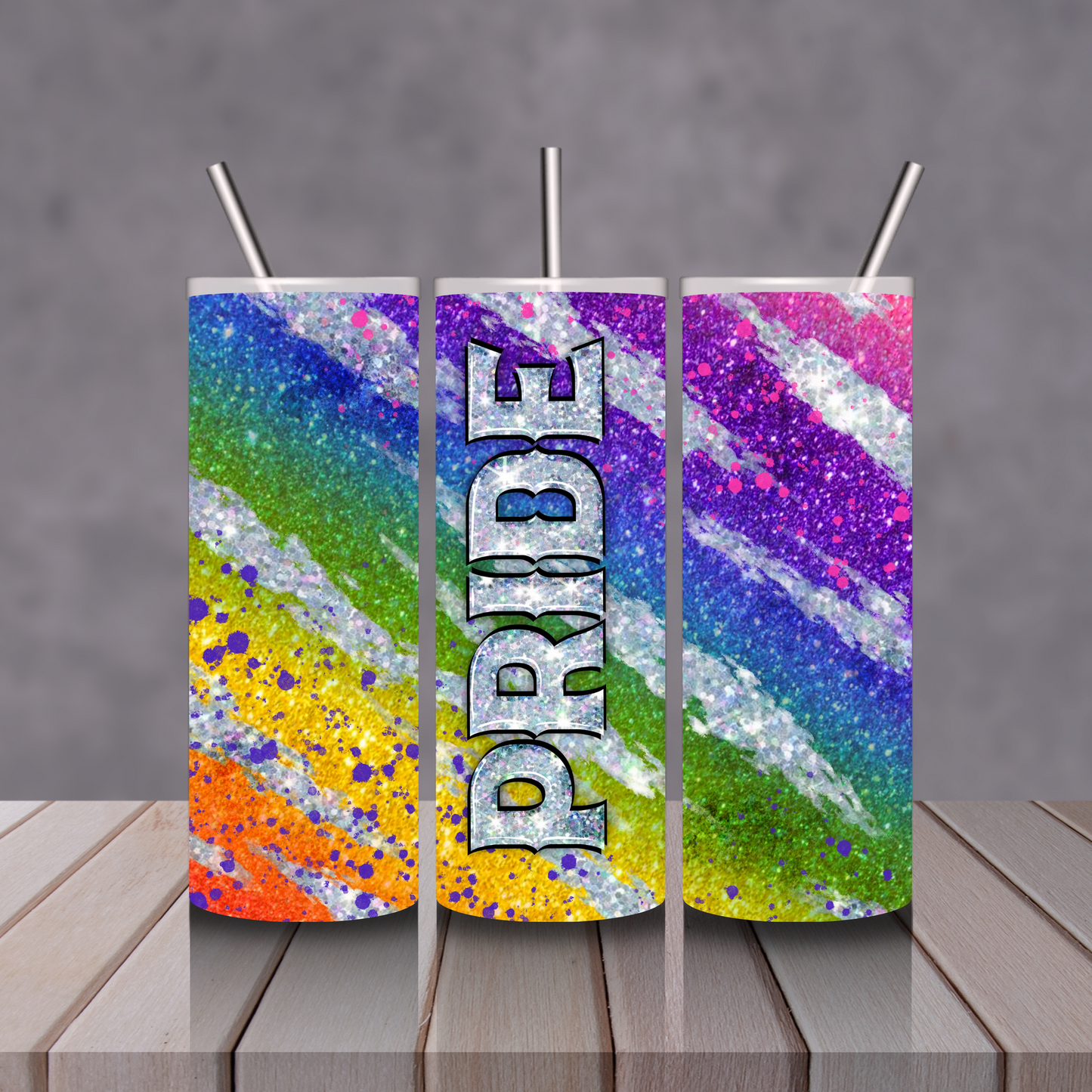 Glitter Pride Tumbler