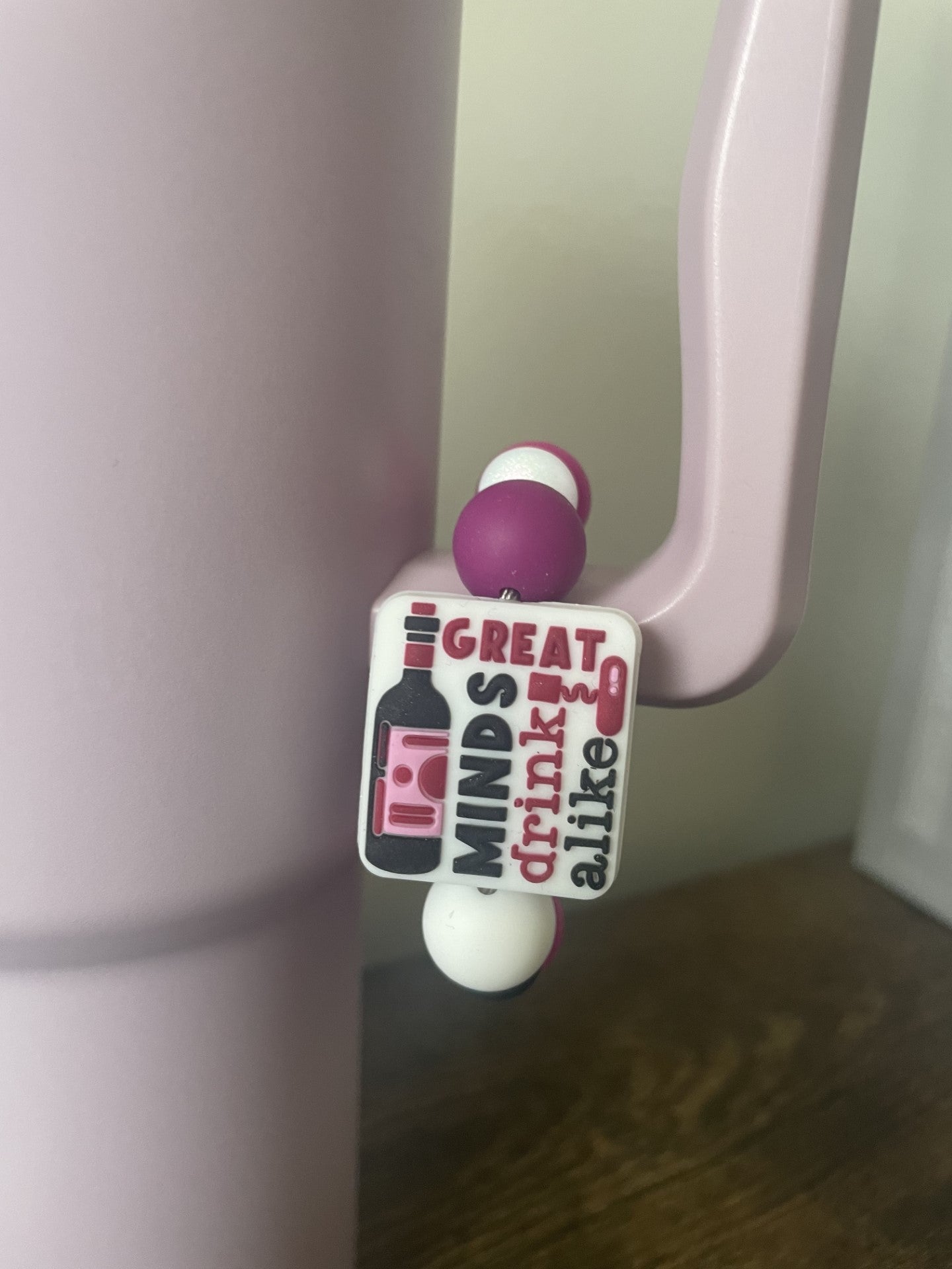 Great Minds Drink Alike Tumbler Charm