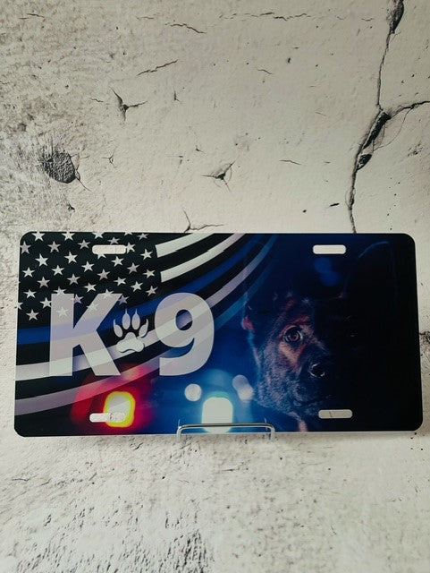 K9 License Plate