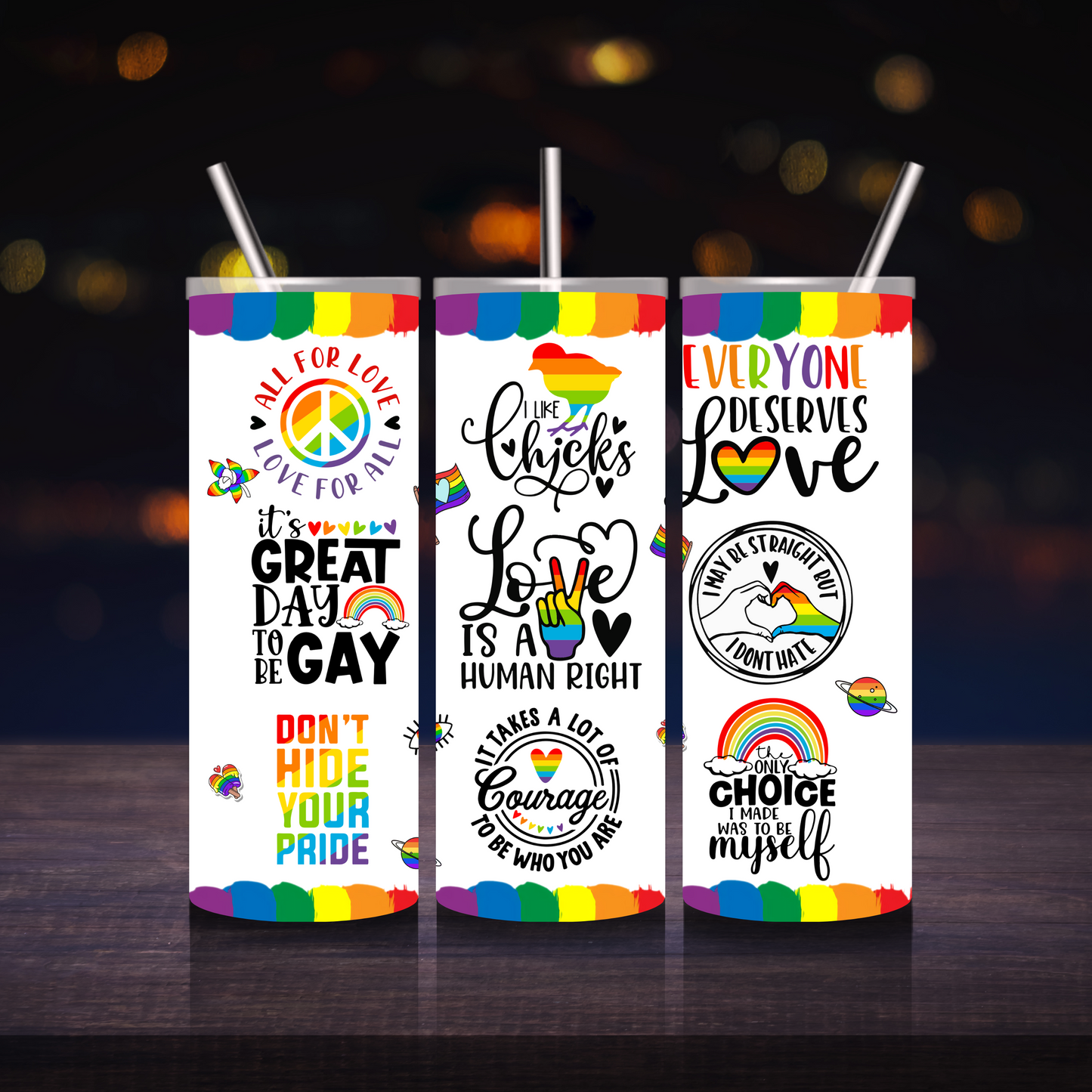 Pride Quote Tumbler