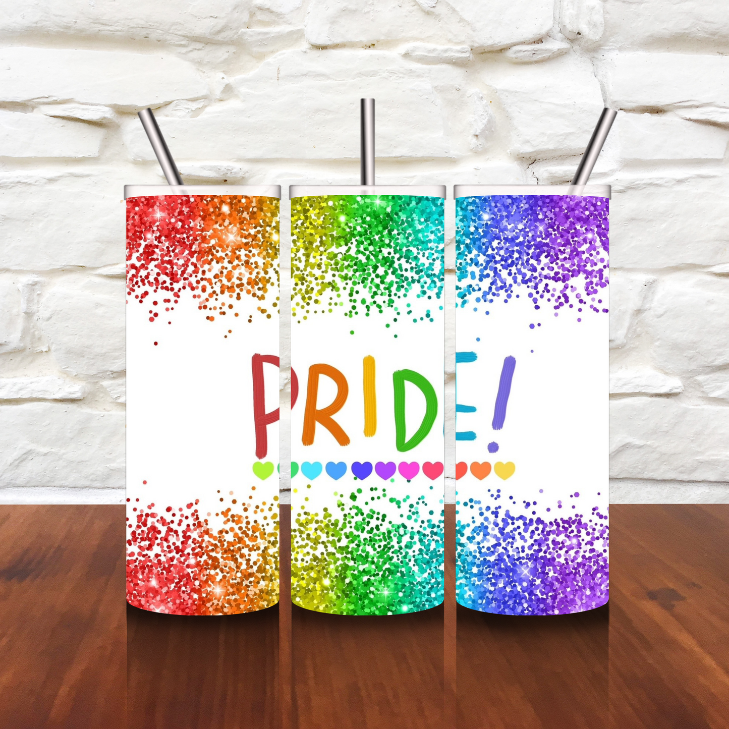 Pride Glitter Tumbler